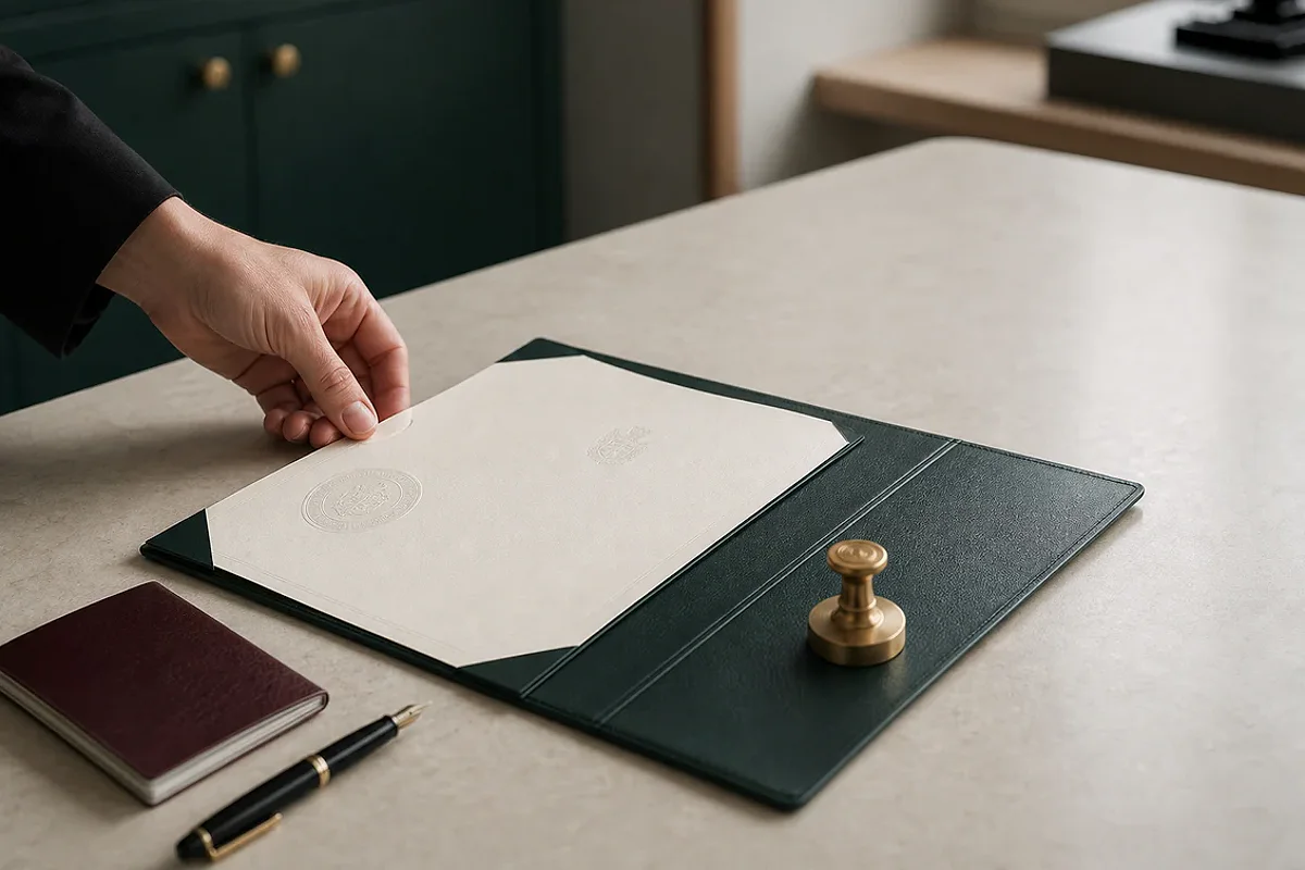 Apostille och dokumentservice för Göteborg – Du får en hanteringsplan före originalet skickas