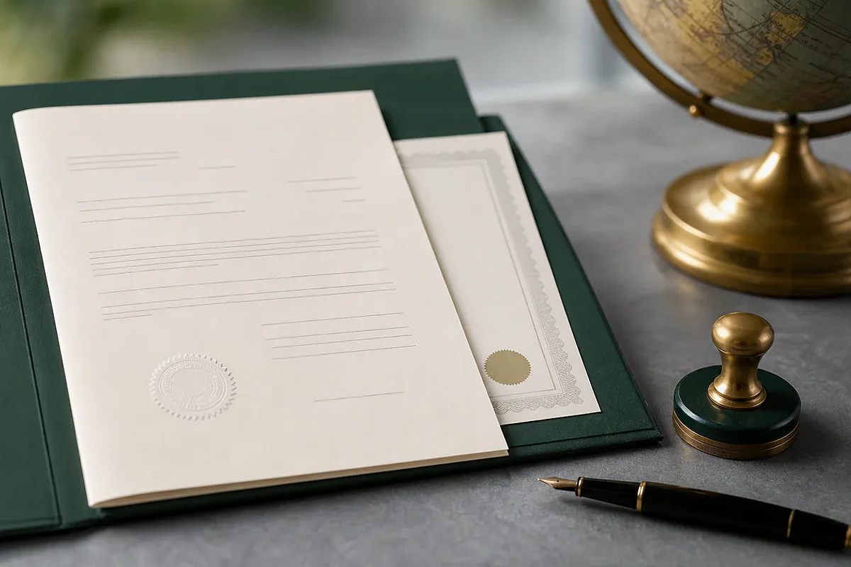 Original eller bestyrkt kopia? – Land, mottagare och användningsområde