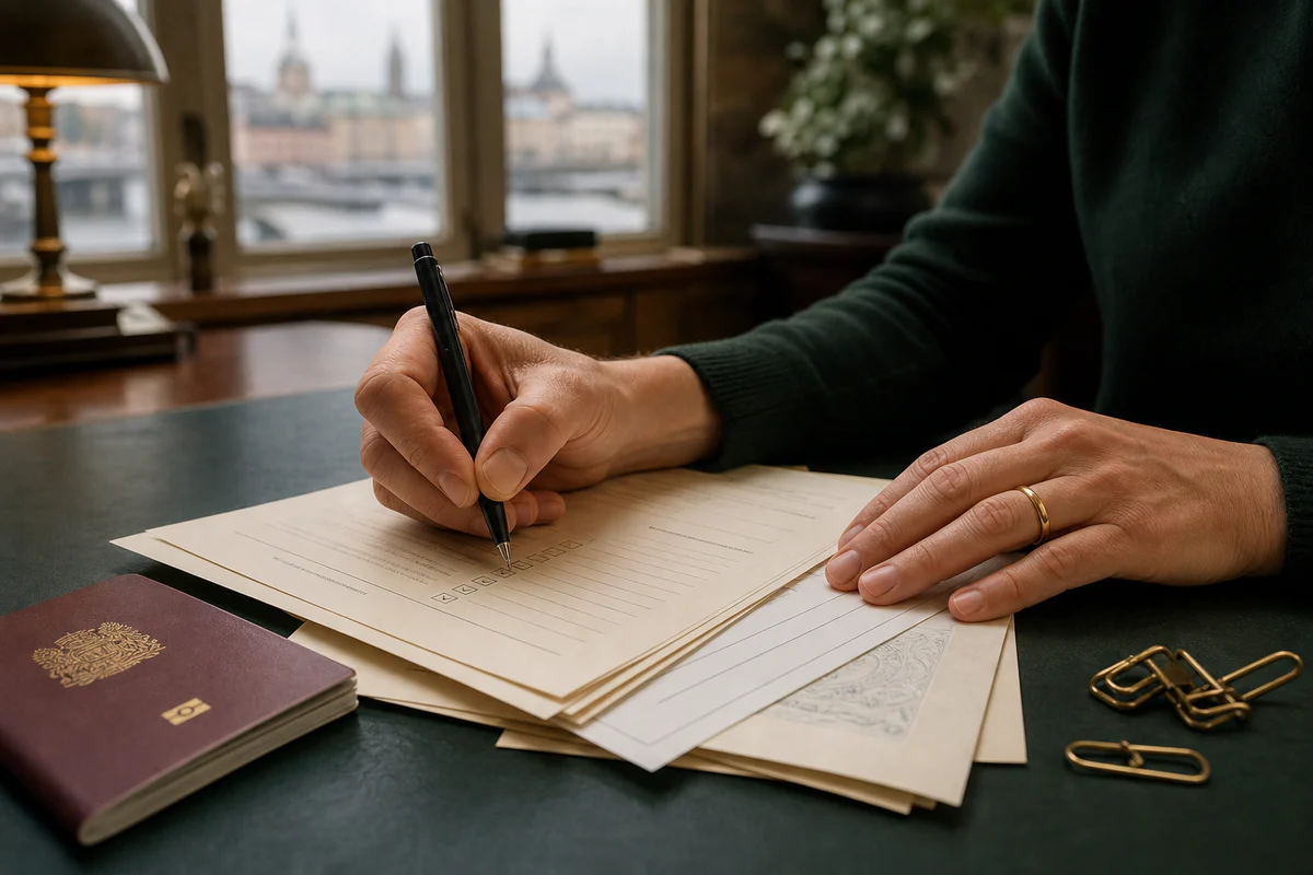 Apostille och dokumentservice för Stockholm – Börja online med en dokumentkopia