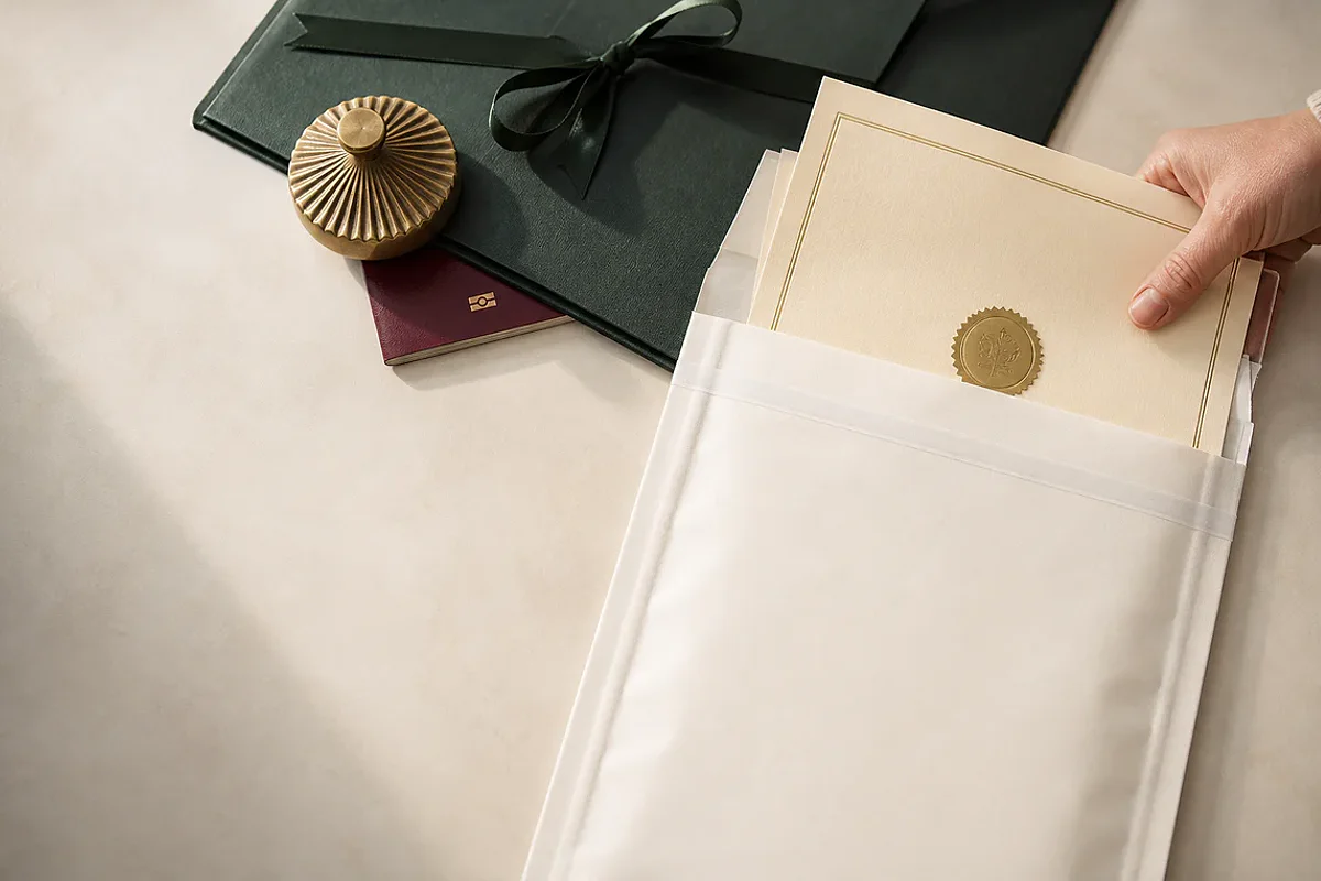 Visuell översikt: Apostille och dokumentservice för Umeå